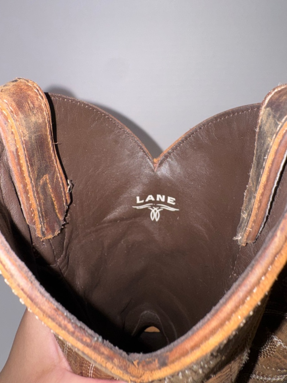 Lane Saratoga Western Boots - Picture 3 of 5